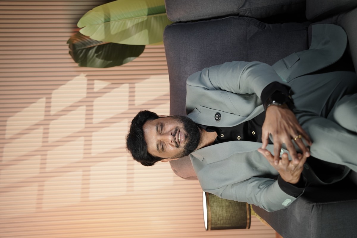 Dr. Rajendrasamy relaxed, ready to coach